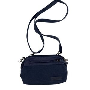 Travelon Small Anti-Theft RFID Blocking Crossbody Bag Navy Blue Organizer